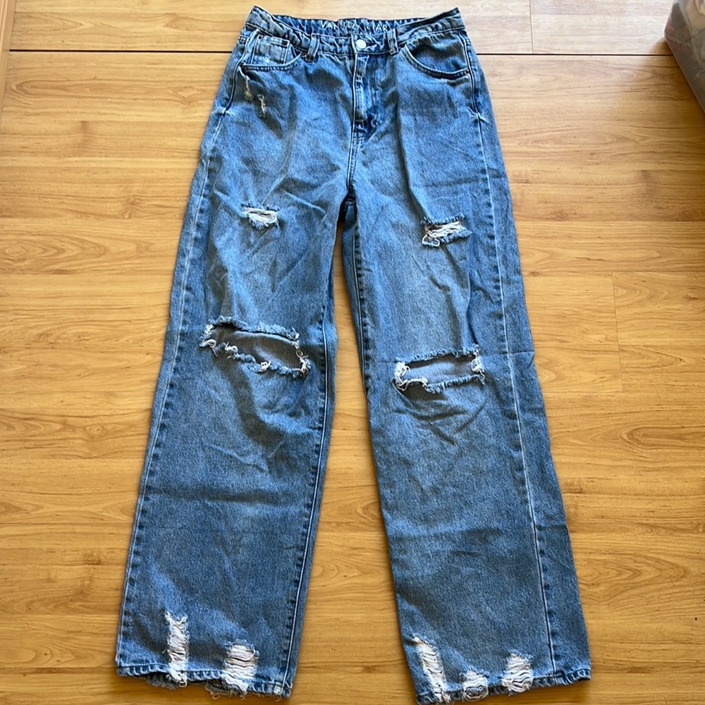 Oversized Denim Pants